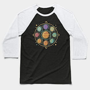 Solar System - Planets Baseball T-Shirt